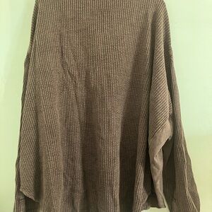 Free People Brown size Large oversized
